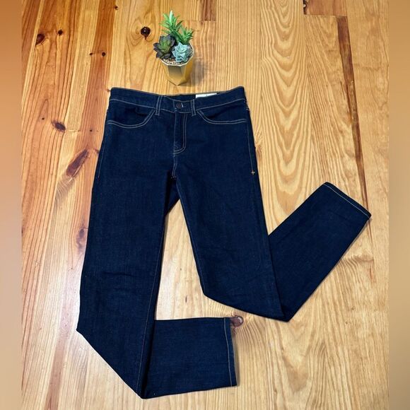 NWOT Imogene + Willie Jeans Imogene Slim Size 27 Handmade USA Dark Wash - Picture 1 of 12